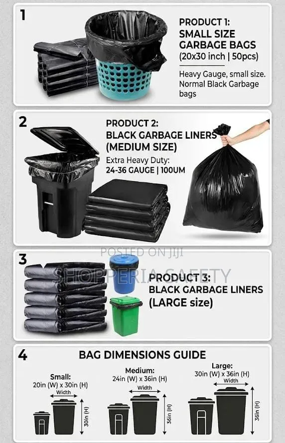 Heavy Duty Trash Bags