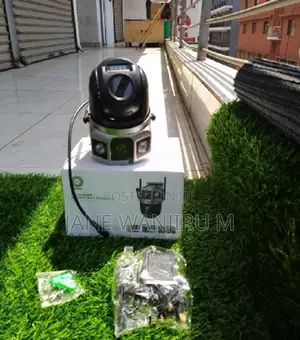 Smart Dual Lens CCTV Camera – WiFi & AC Powered