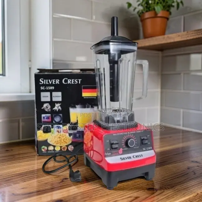 Grinding Function Silver Crest 2-in-1 Double Cup Blender and Grinder