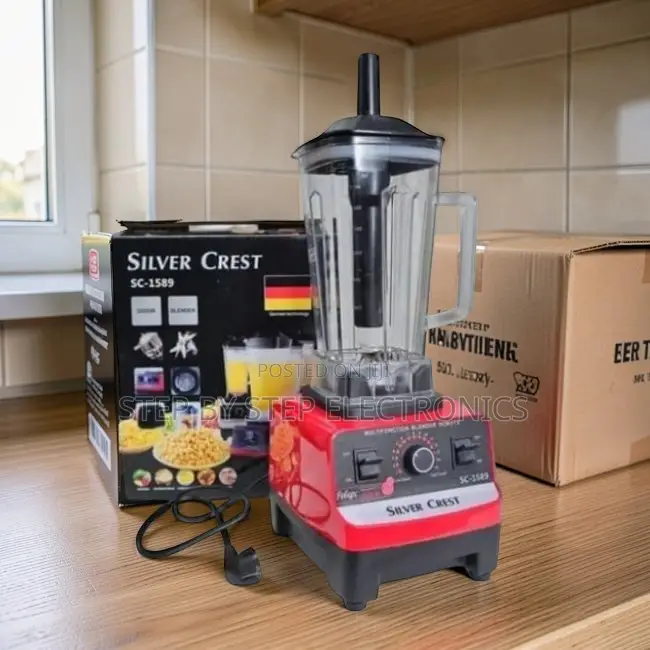 Grinding Function Silver Crest 2-in-1 Double Cup Blender and Grinder
