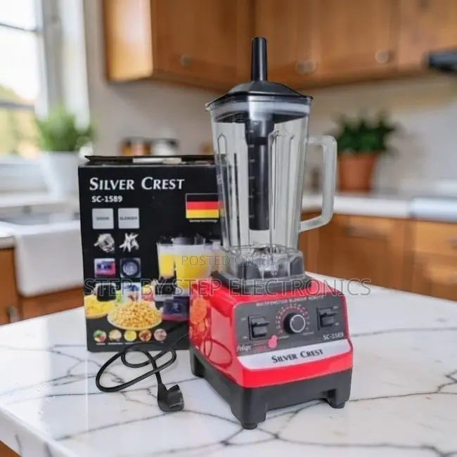 Blending Function Silver Crest 2-in-1 Double Cup Blender and Grinder