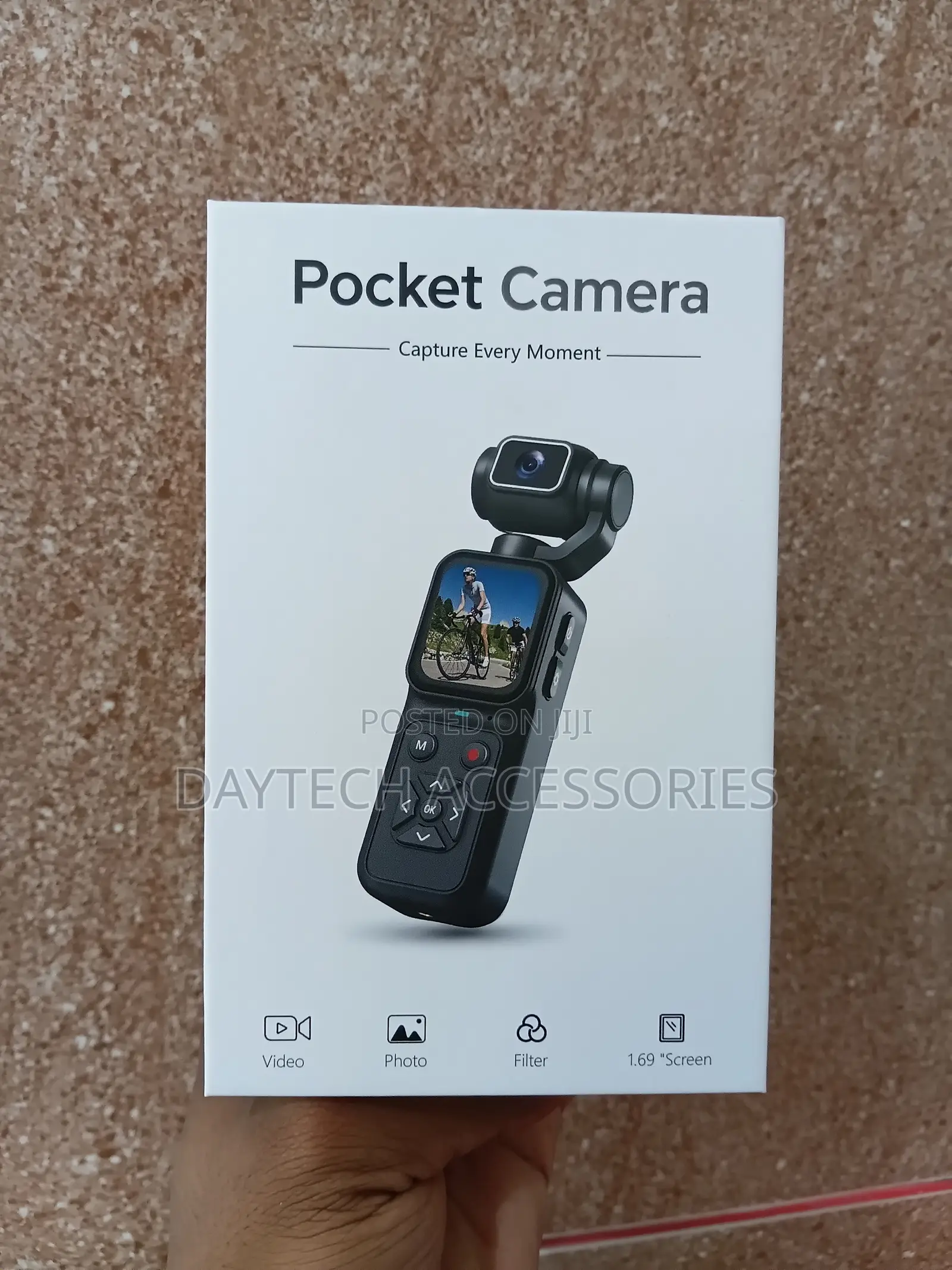 4K Pocket Action Camera Handheld Gimbal Stabilizer