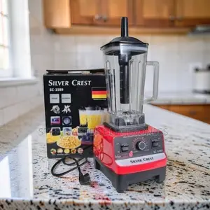 Anti-Slip Base Silver Crest 2-in-1 Double Cup Blender and Grinder