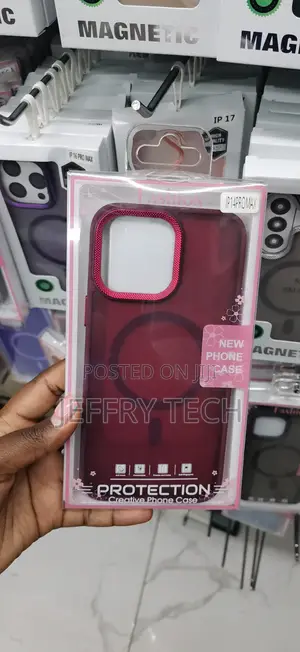 Wine-Red or Maroon Magnetic Case Designed for the iPhone 14 Pro Max,