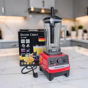 Easy Controls Silver Crest 2-in-1 Double Cup Blender and Grinder