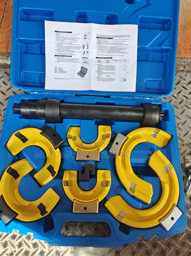 Vehicle Heavy Duty Coil Spring Macpherson Strut Compressor Kit - thumbnail 2