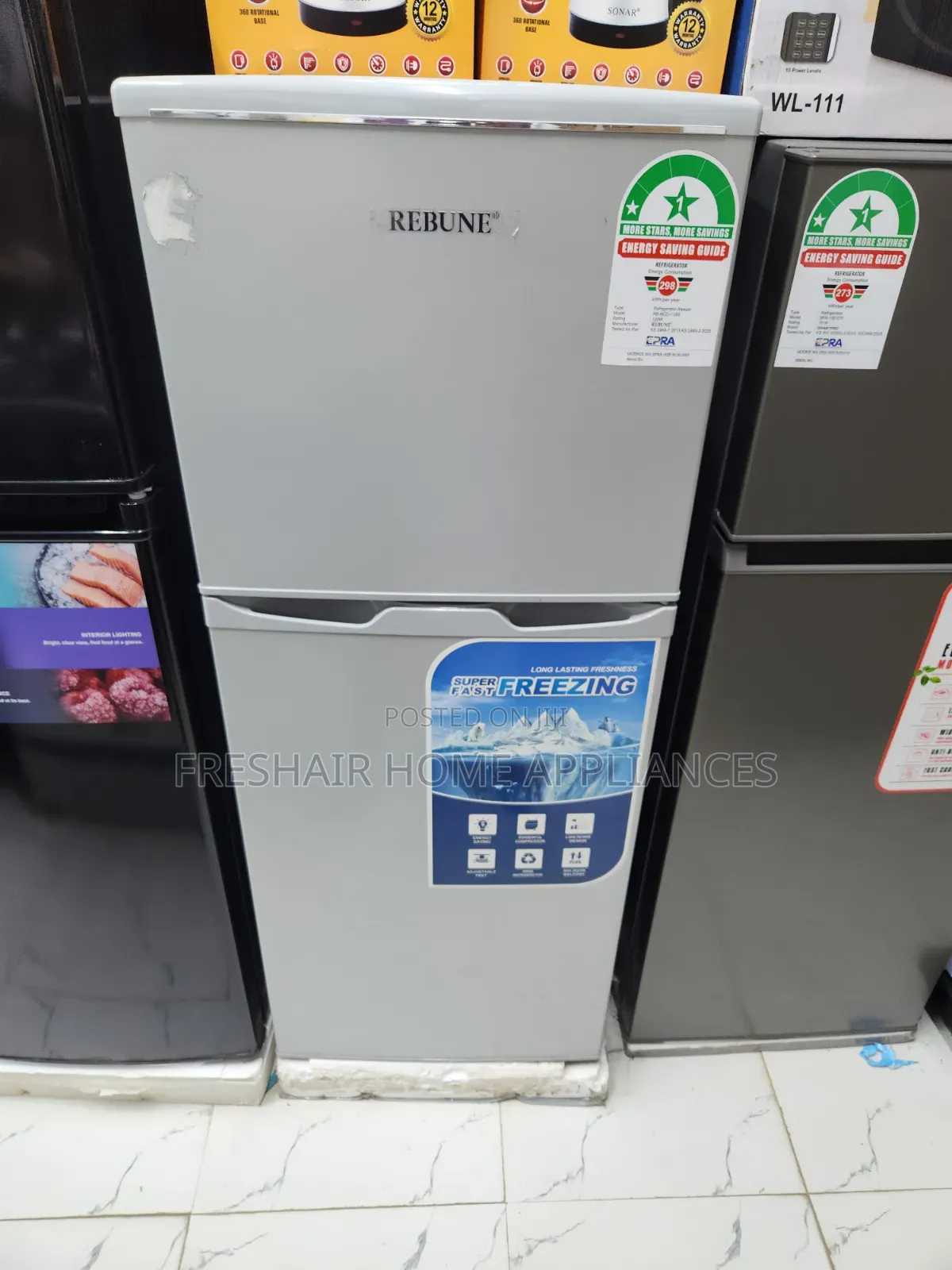 Re_bcd 118 Double Door Fridge