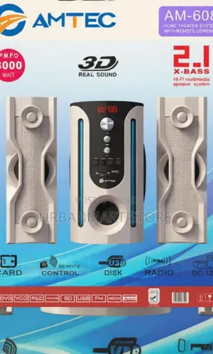 Amtec AM-608 2.1 Channel Home Theatre System Woofer