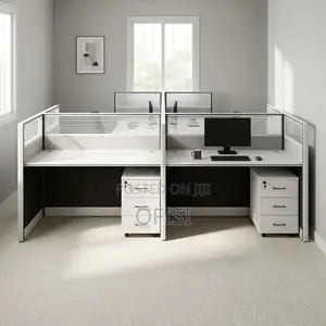 Office Workstation; Office 4-Way Modular Workstation