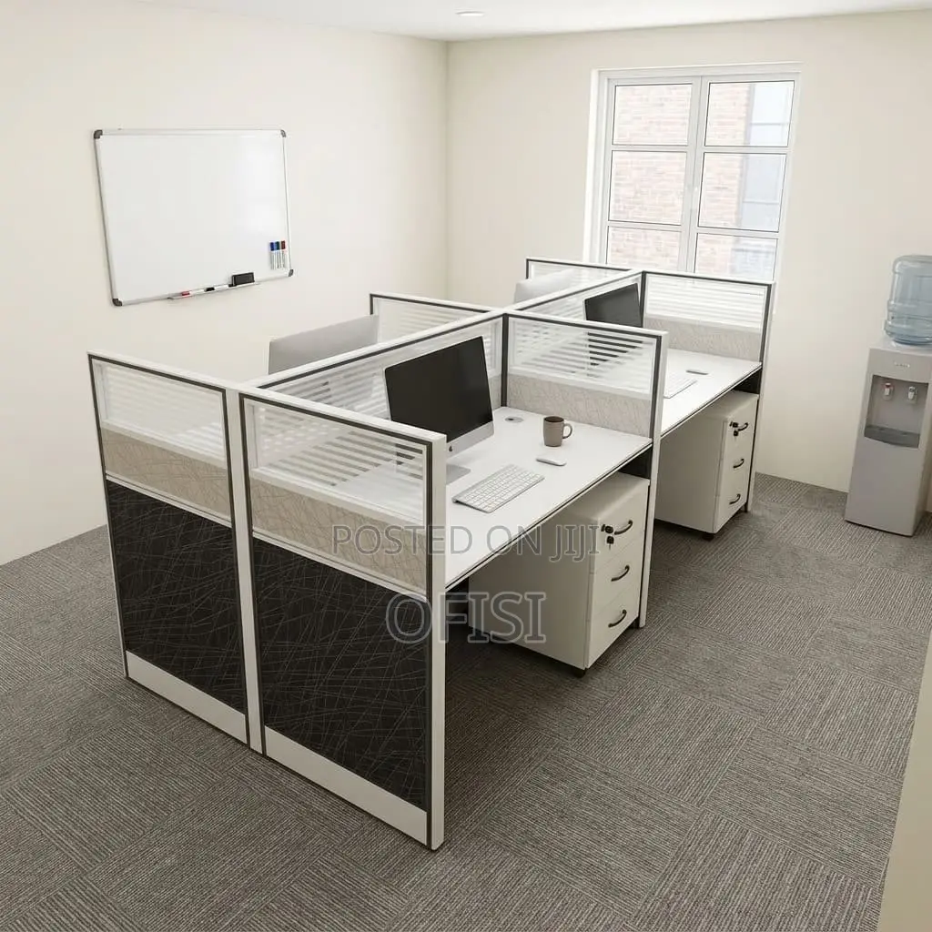 Office Workstation; Office 4-Way Modular Workstation
