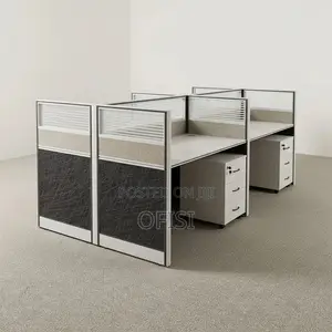 Office Workstation; Office 4-Way Modular Workstation