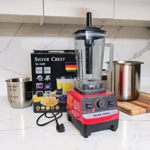 Speed Adjustment Silver Crest 2-in-1 Double Cup Blender and Grinder