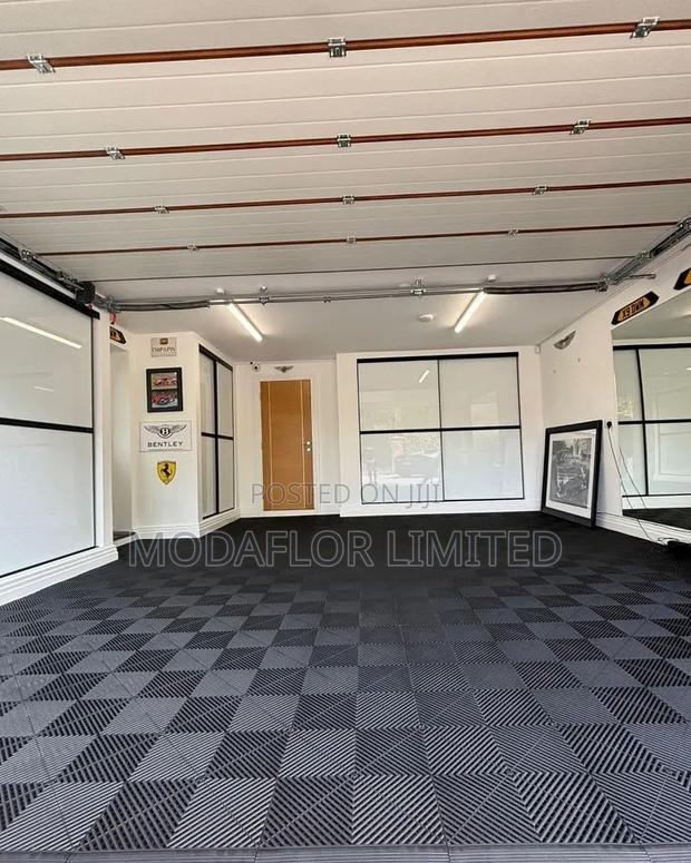 Garage Interlocking Floor Mats | Easy Modular Floor Solution - main view