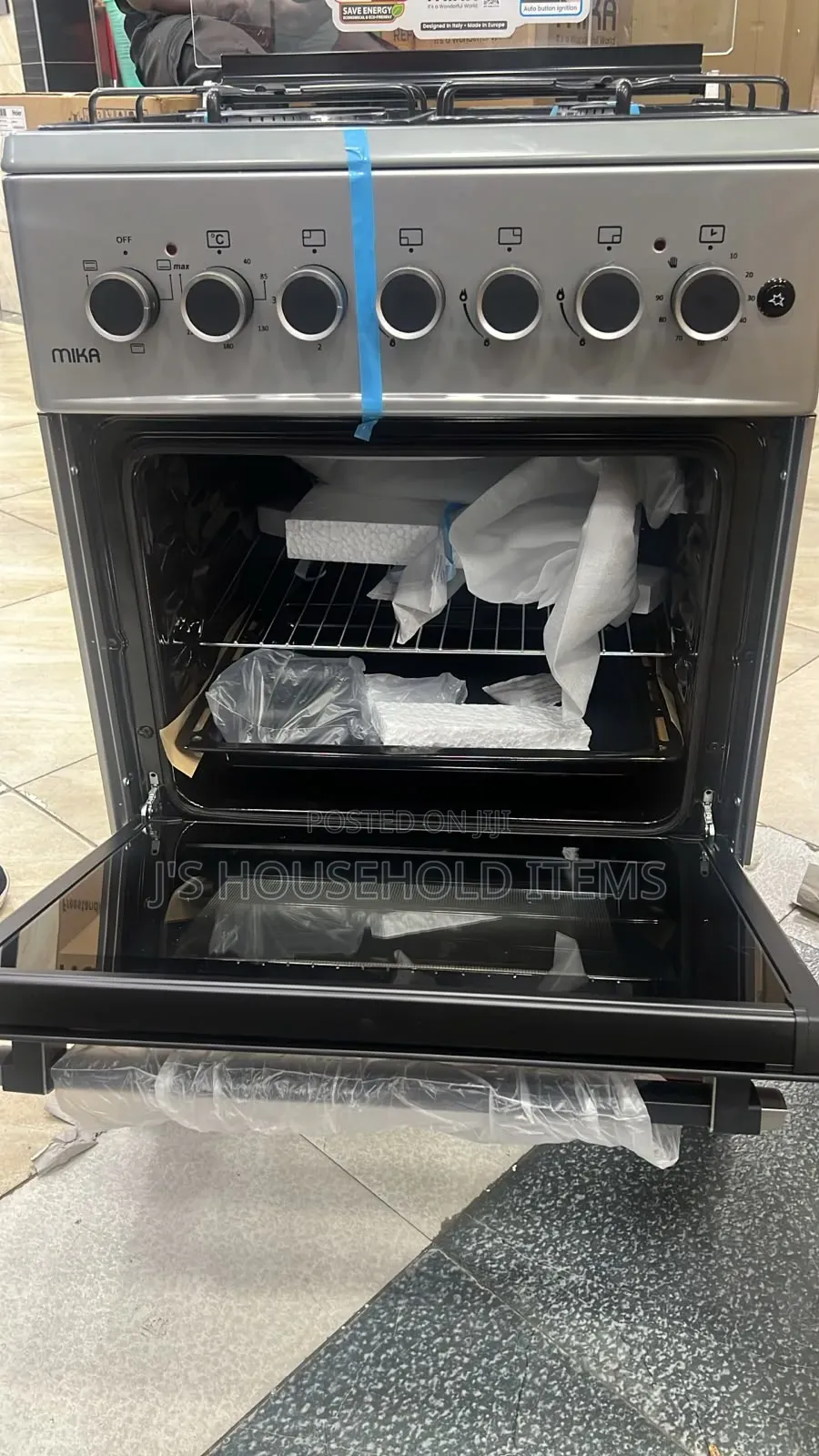 Mika 58*58 3G + 1E New Model Standing Cooker
