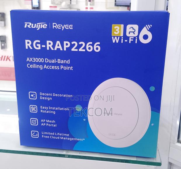 RG-RAP2266, Reyee Wi-Fi 6 AX3000 Indoor Ceiling-Mount