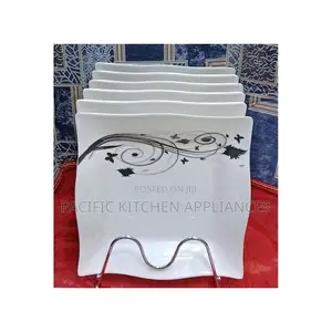 Dinner Set Melamine 6 PSC Square Plates