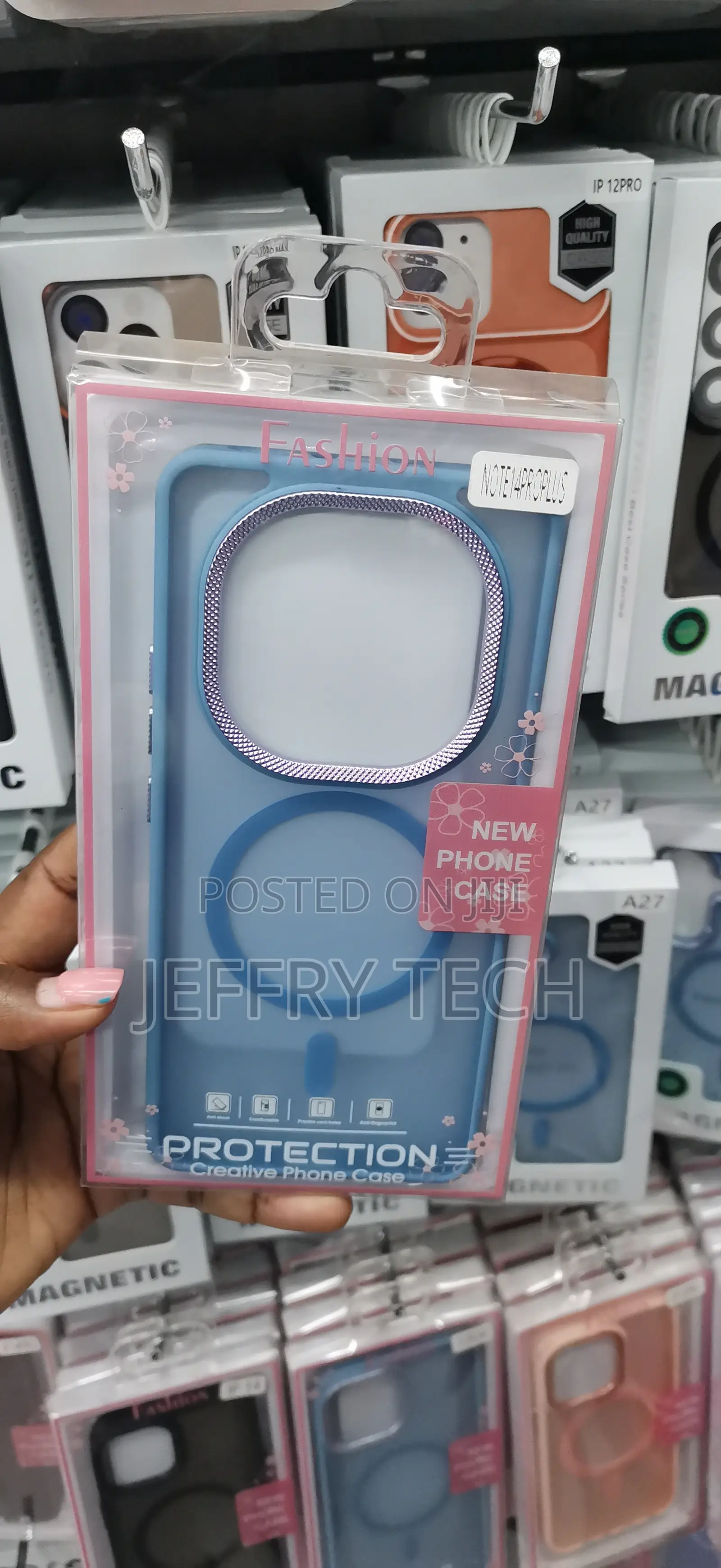 Phone Case in the Image a Clear Sticker Error for "NOTE14PROPLUS