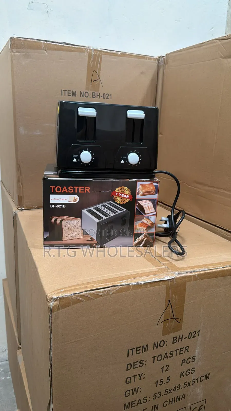 BH-021 4-Slice Toaster