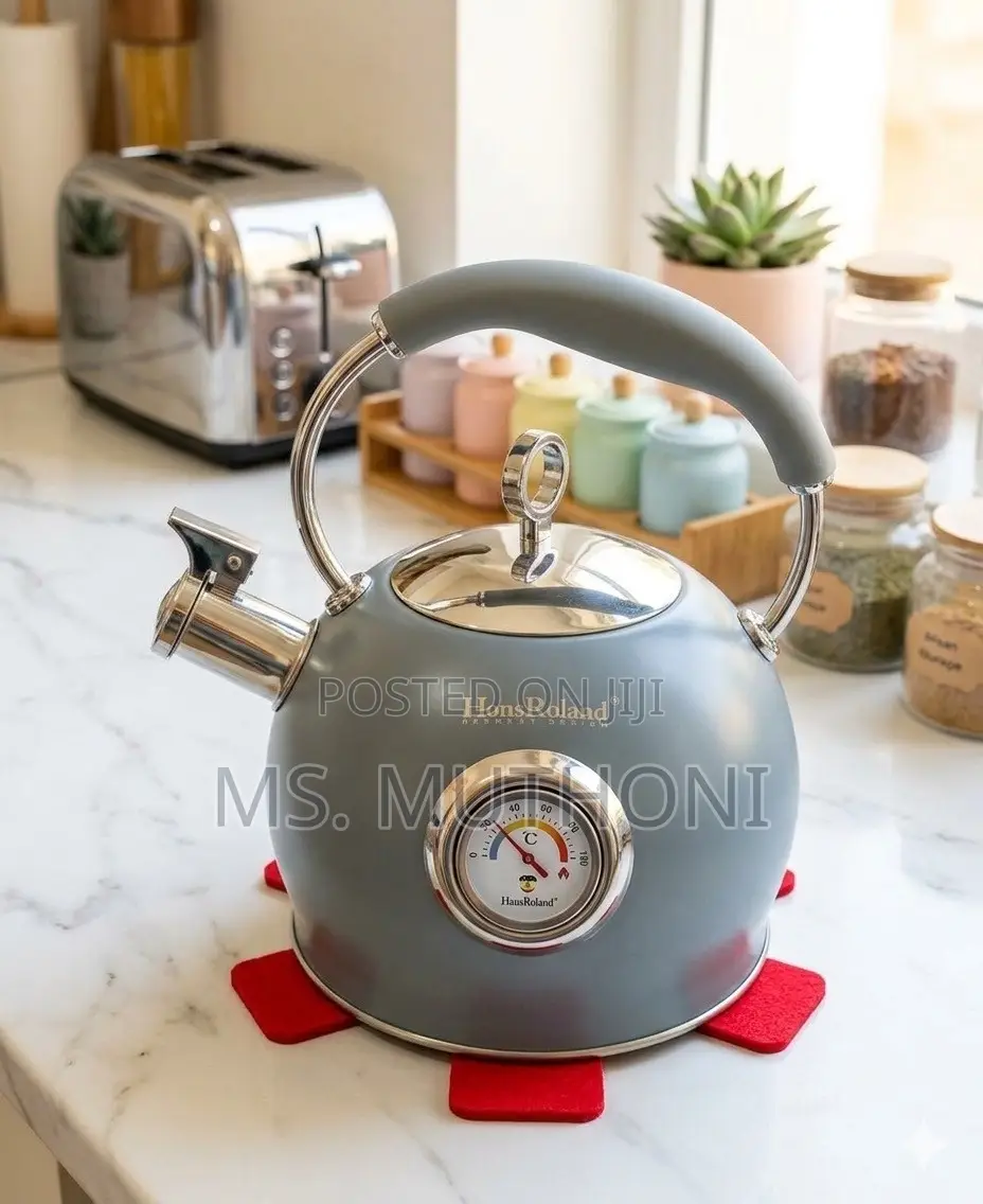 Copper Base Stainless Steel Stovetop 3L Whistling Kettle