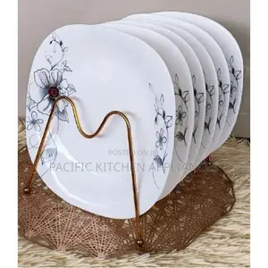 6 Pieces Quality Square Dinner Plates
