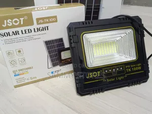 JSOT 100W Solar Street Security Light With LED Panel
