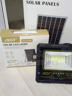 JSOT 100W Solar Street Security Light With LED Panel