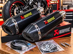 Akrapovic Carbon Fiber Exhaust Muffler Sport Bike Performance Silencer