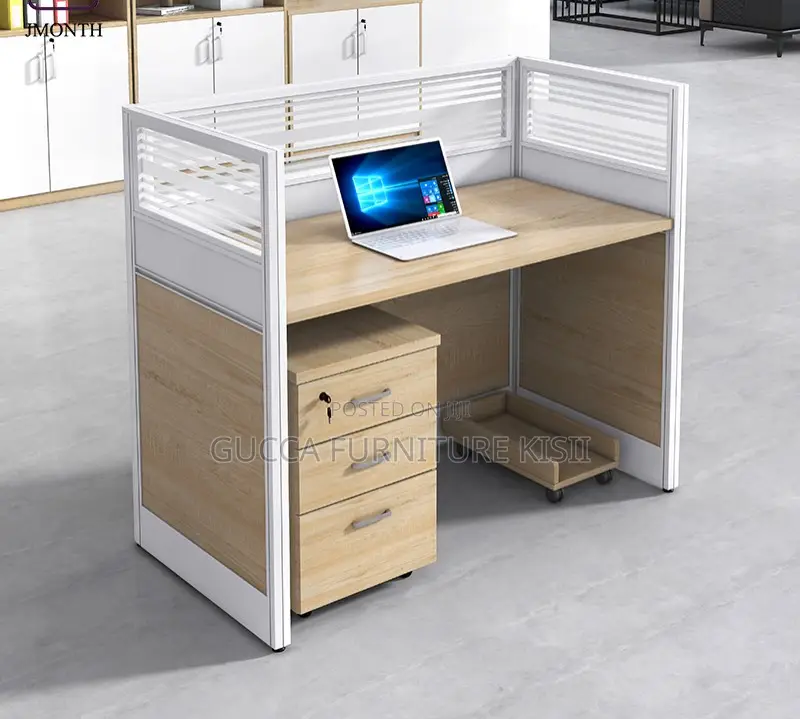Single Way Modular Office Workstation