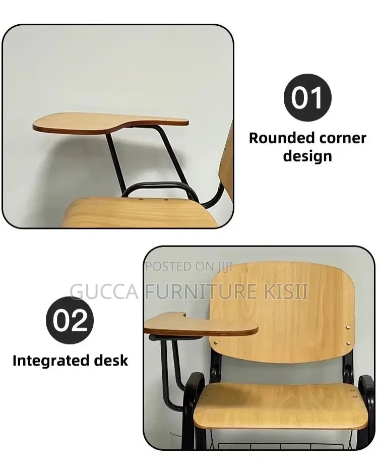 Customized Ergonomic Wooden Lecture Chair