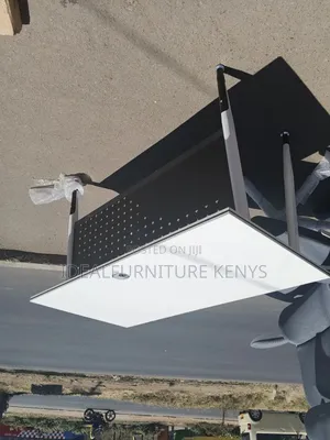Modern Office Desk | Executive Computer Table With Privacy Panel .