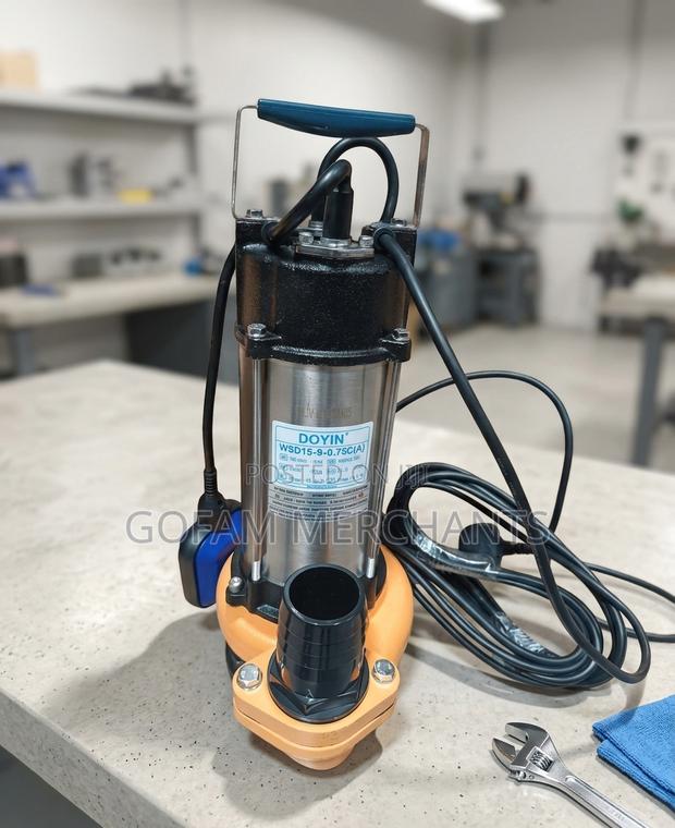 Doyin 2.0" ,18000l/H ,9m Max Height(1.0HP)Sewage Pump(WSD15-9-0.75c)