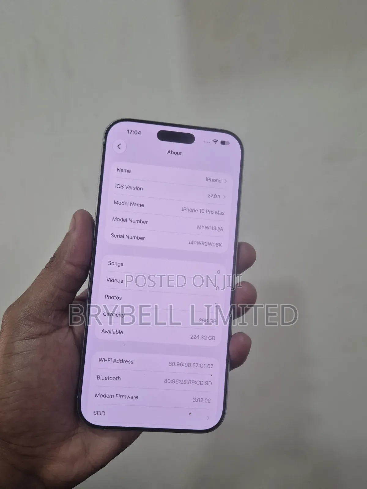 Apple iPhone 16 Pro Max 256 GB White