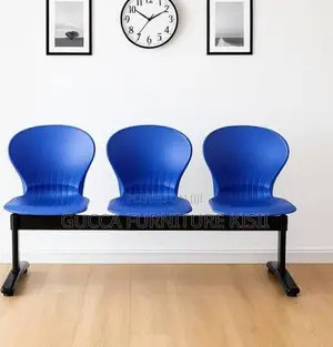 3 Way Ergonomic Plastic Waiting Bench