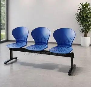 3 Way Ergonomic Plastic Waiting Bench