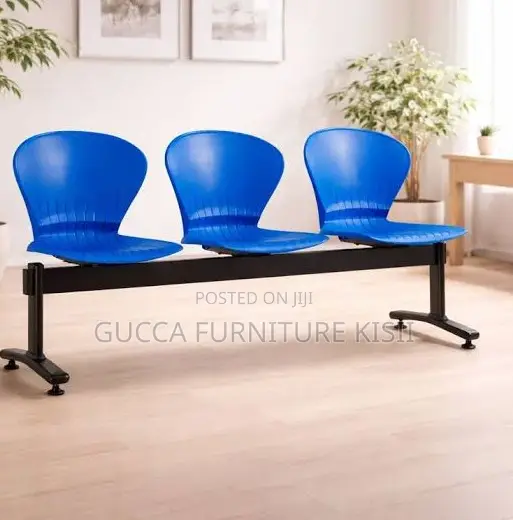 3 Way Ergonomic Plastic Waiting Bench