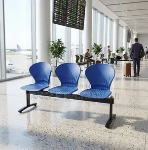 3 Way Ergonomic Plastic Waiting Bench