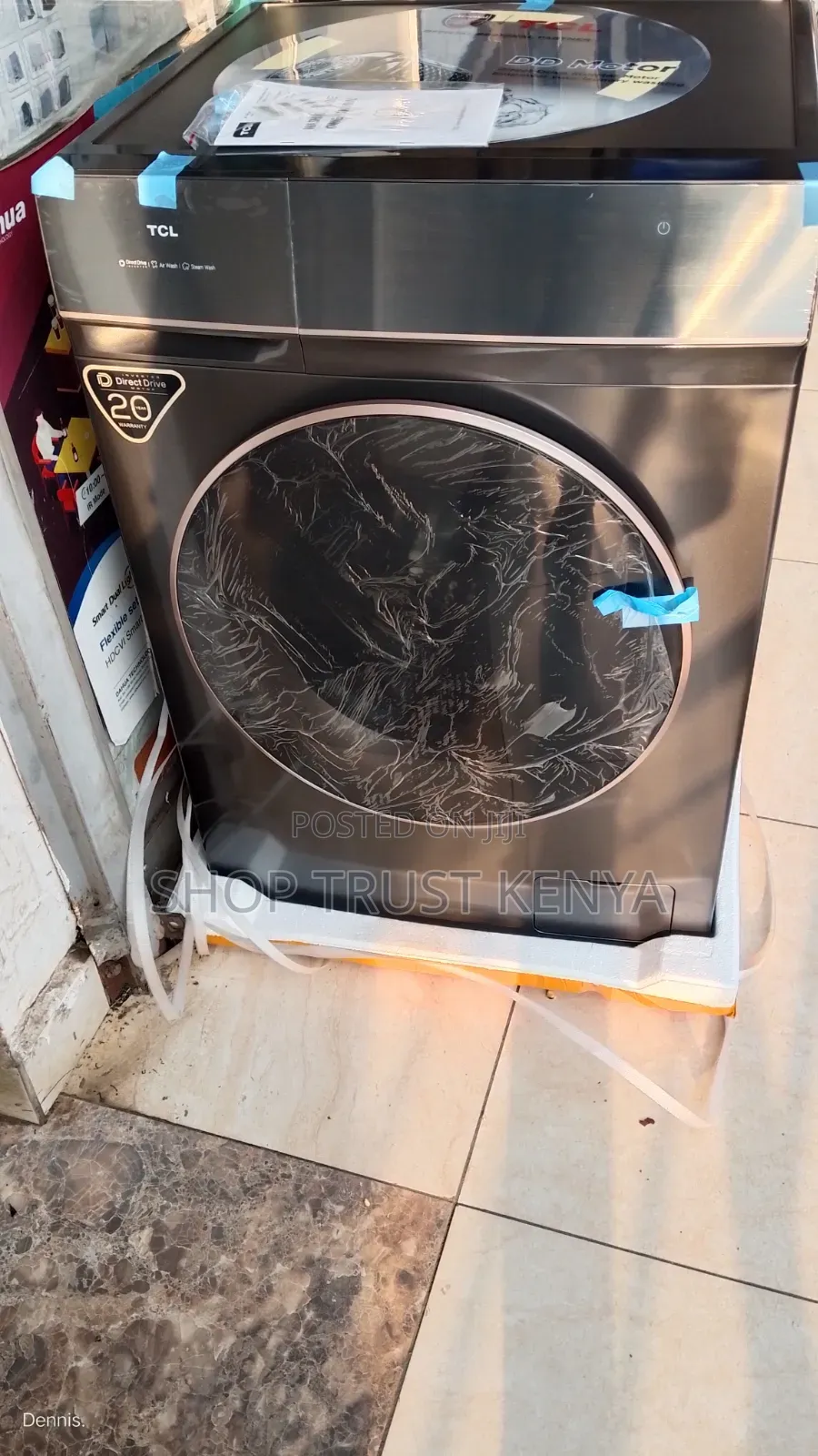 TCL 10/7kg Wash and Dry Full Automatic Front Load Washing Machine