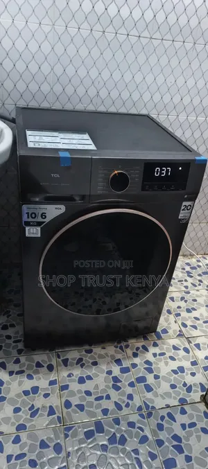 TCL 10/6kg Washing Machine Front Load Wash and Dry With DD Motor