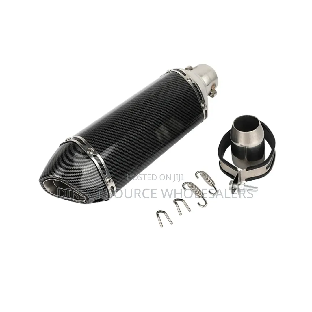 Modified Exhaust Pipe With Accessories
Racing Style Motorcycle