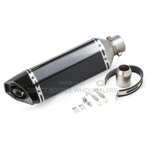Modified Exhaust Pipe With Accessories
Racing Style Motorcycle