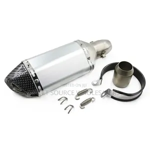 Modified Exhaust Pipe With Accessories
Racing Style Motorcycle