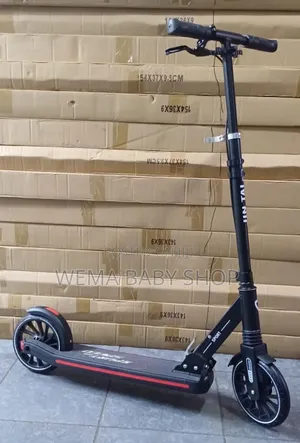 SPORT Foldable Kids Kick Scooter (Hard Metal)large Wheels&handbrake.