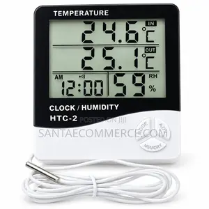 HTC-2 LCD Digital Thermometer Hygrometer