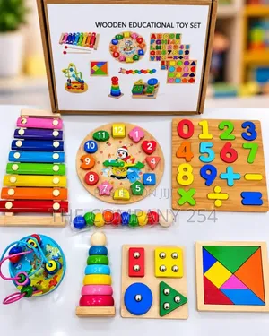 Wooden Educational Toy Set