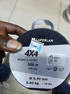 Light Blue Fishing Line 500 Meters 0.4 and 0.35mm 7.5kg
