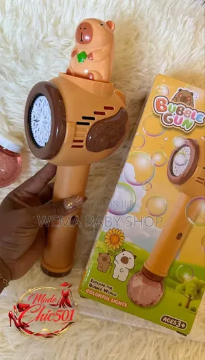 Labubu-Themed Rechargeable Automatic Bubble Blower Wand