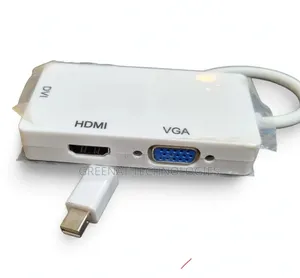 Mini DisplayPort to HDMI VGA DVI 3-in-1 Adapter - Mini DP to HDMI