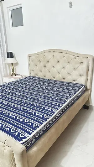 Bed+ Mattress +Sidetable