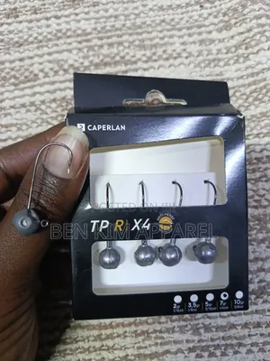 5 Pack Round Jighead Hooks 2gr, 3.5gr, 5gr, 7gr and 10gr Metallic.