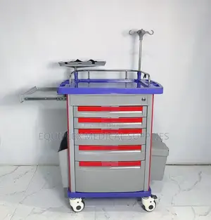 Hospital Crash Cart for Organized Storage and Quick Access